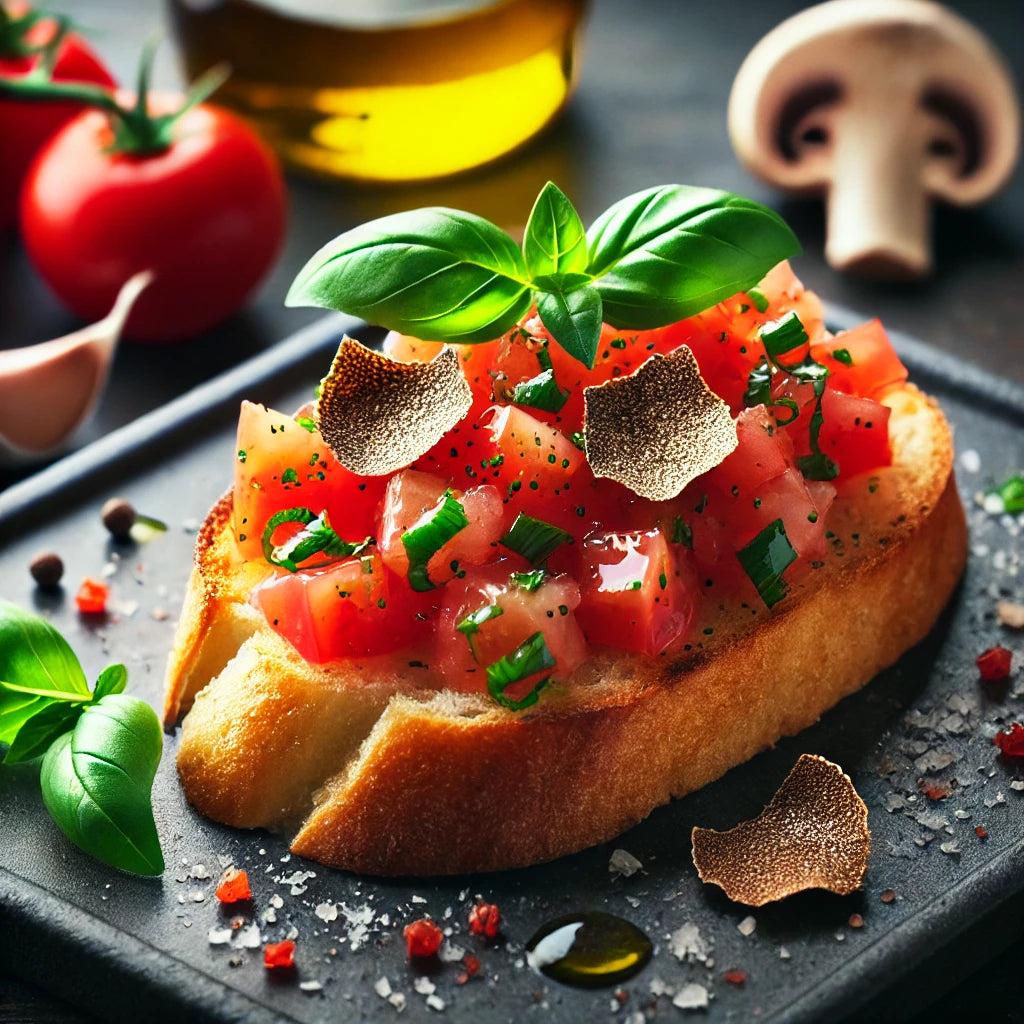 Ricetta: Bruschetta al Pomodoro e Tartufo